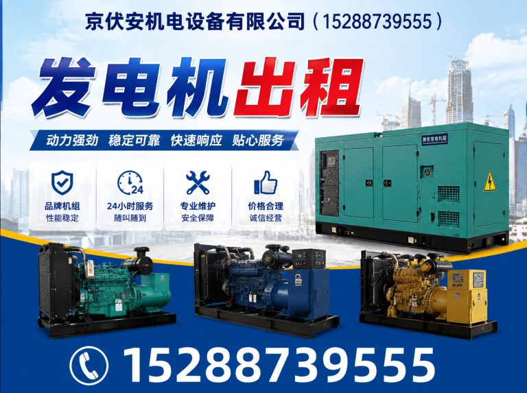 延边柴油发电机组出租展示图