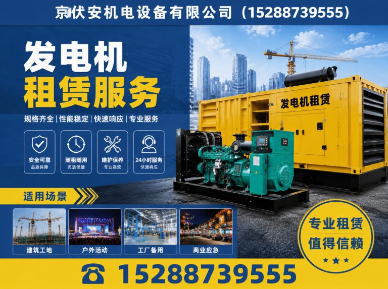 延边静音发电车租赁展示图