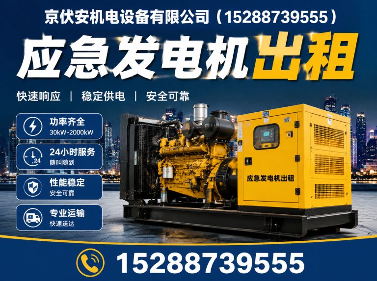 延边发电机出租展示图